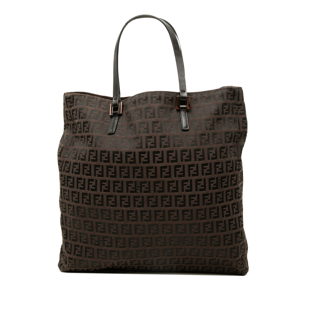 Pre-Loved Fendi Zucchino Canvas Tote